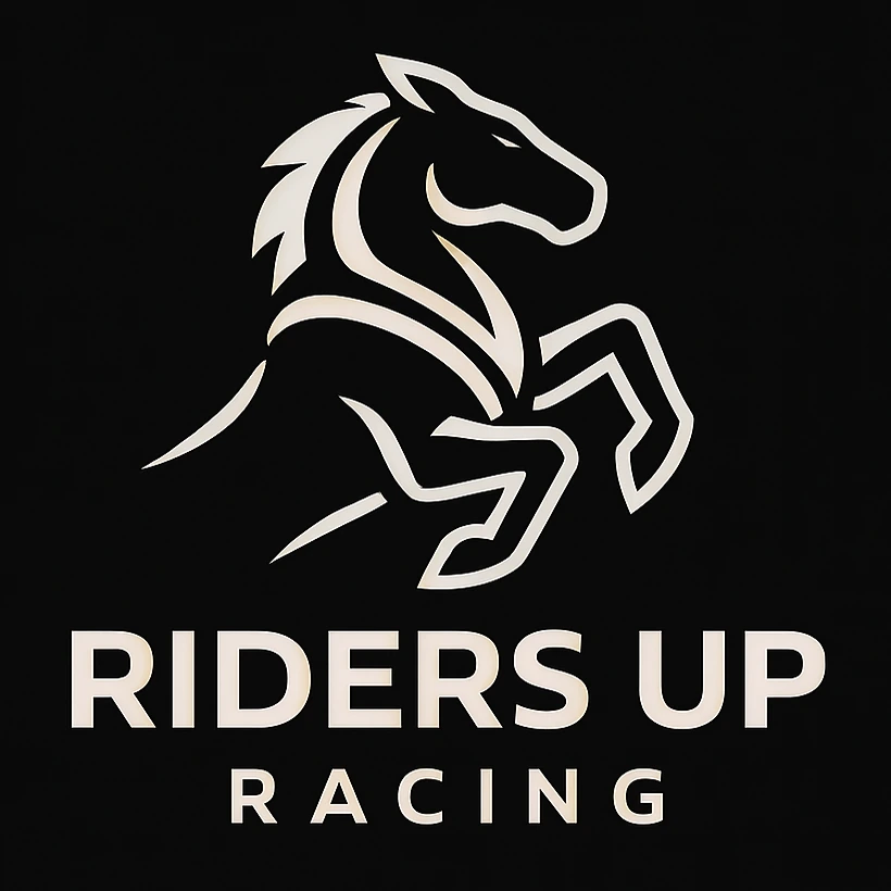 Riders Up Racing horse logo